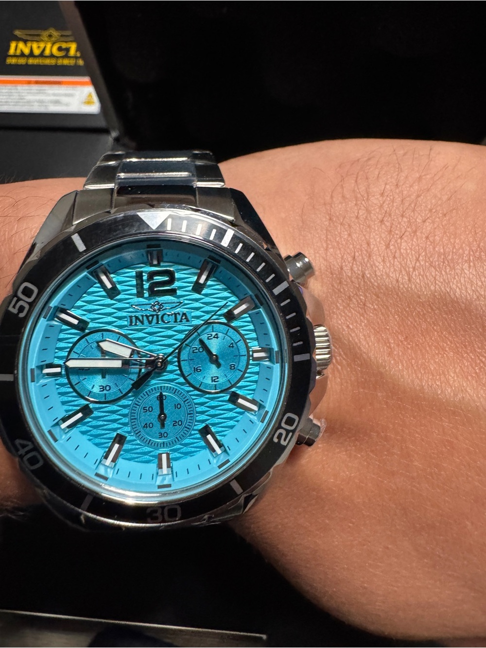 Invicta Men's Turquoise Blue Chronograph Dive Watch
